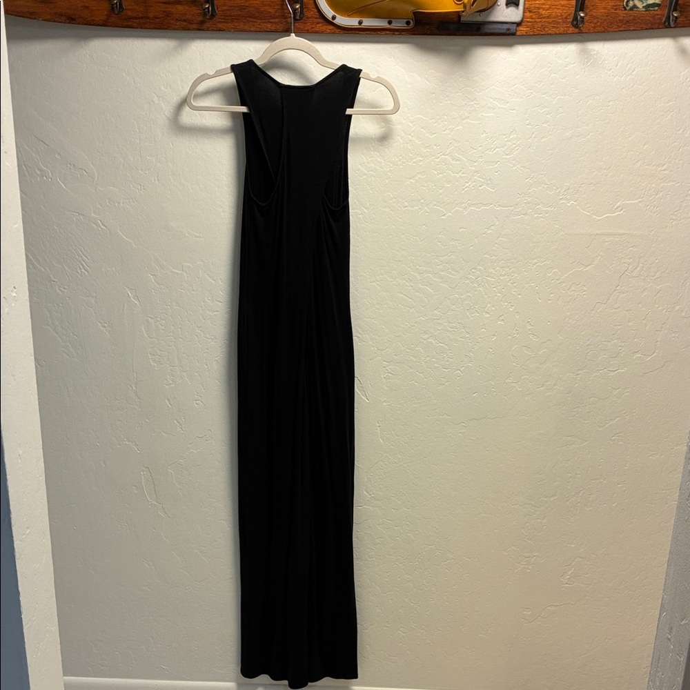Splendid Black Maxi Dress With Pockets - Picture 7 of 7